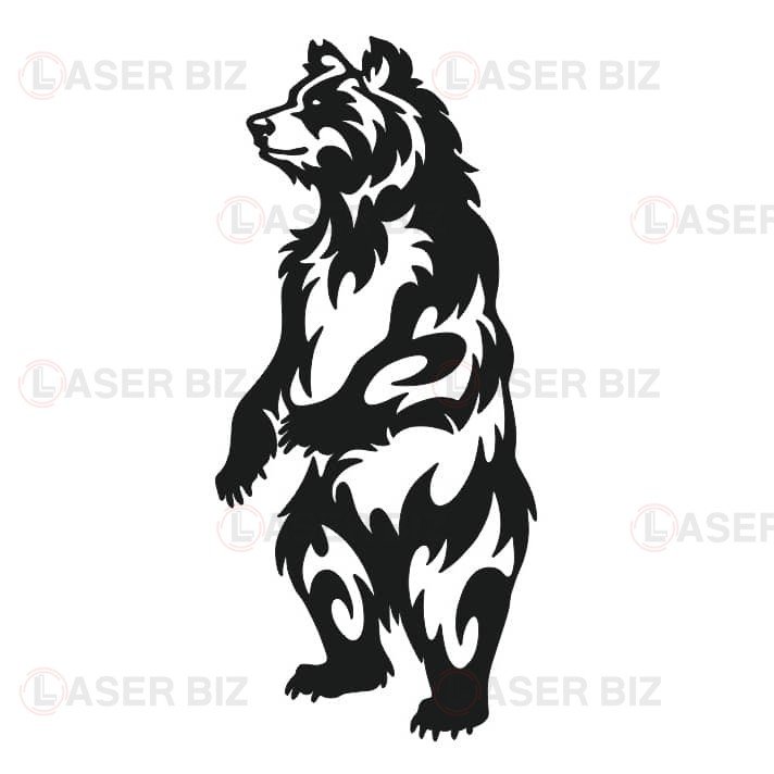 Силуэт медведя