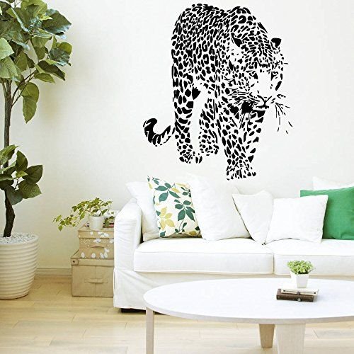 Трафарет на стену тигр