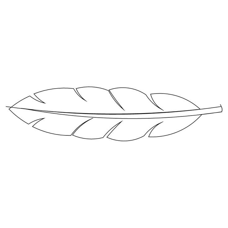 Перо трафарет