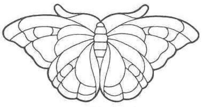 Шаблон бабочки