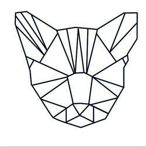 Геометрические рисунки животных