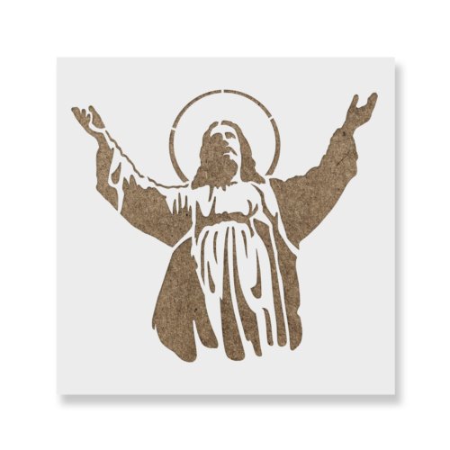 Иисус трафарет