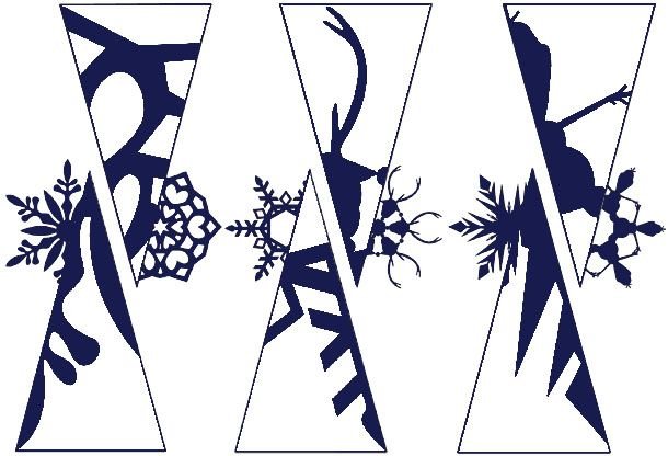 Шаблоны снежинок