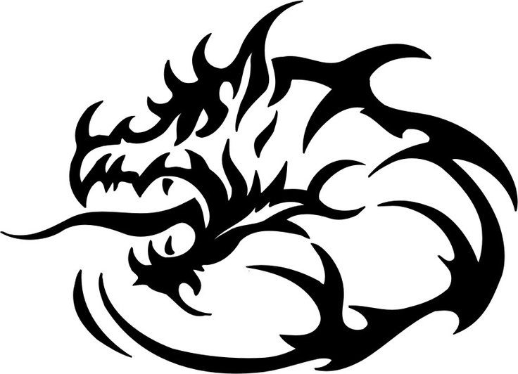 Стилизованный дракон
