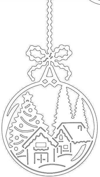 Вытынанки на окна новогодние