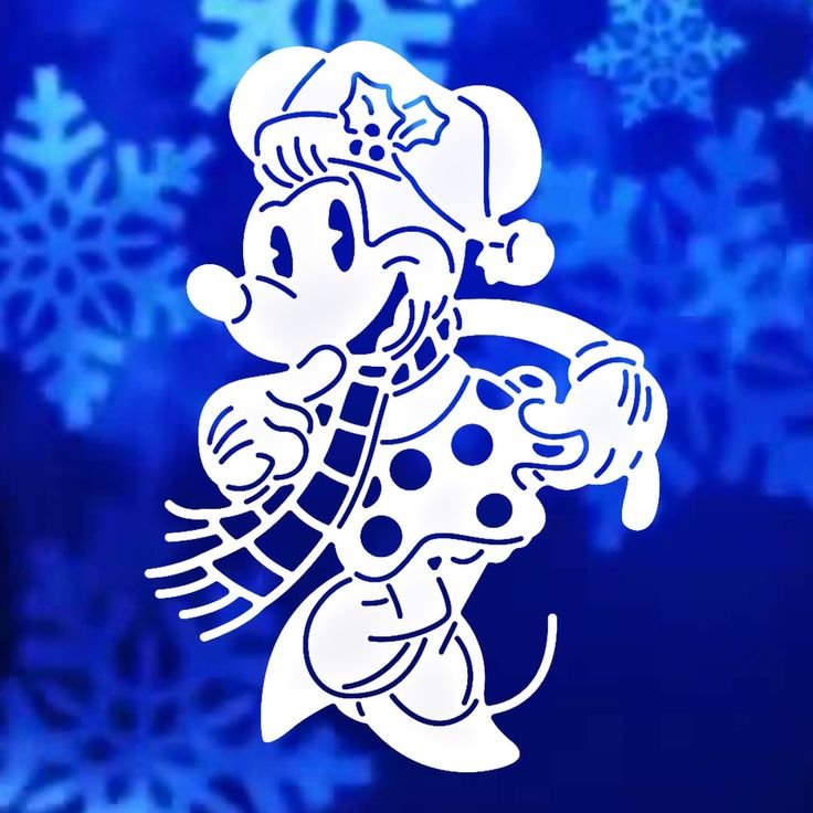 Трафареты на новый год