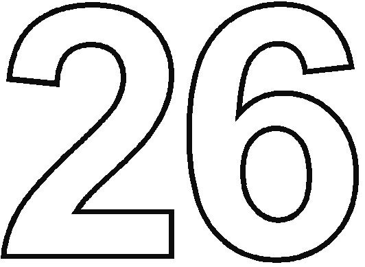 Цифры трафарет для вырезания