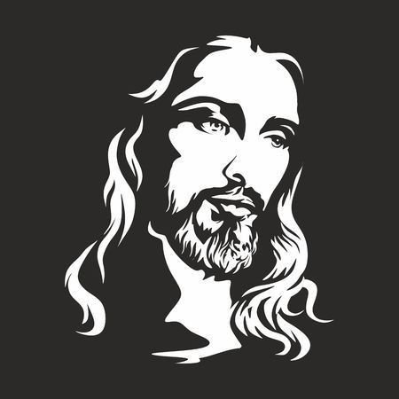 Лик Иисуса Христа вектор