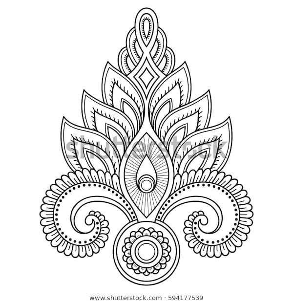 Индийские узоры и орнаменты