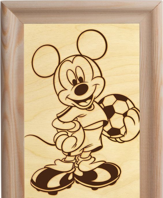 Микки Маус для выжигания