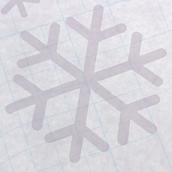 Олень Снежинка бумага