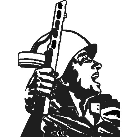 Трафарет военный