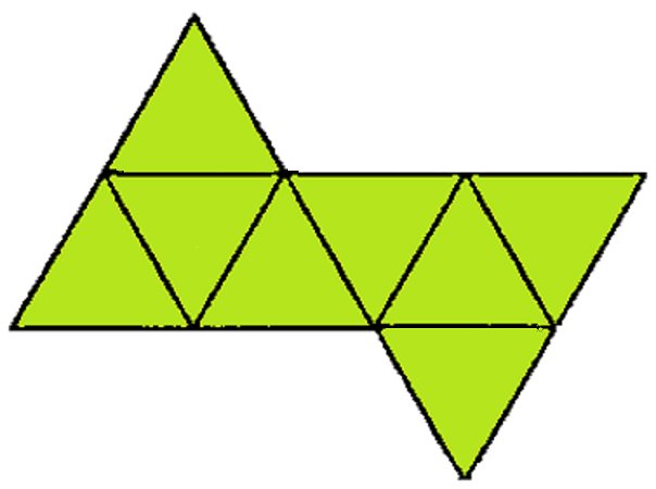 Правильный октаэдр развертка для склеивания