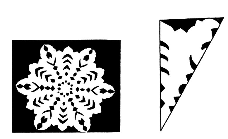 Снежинки салфетки вырезать