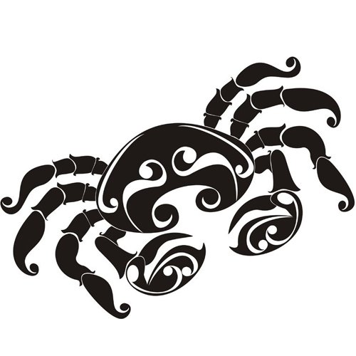 Знаки зодиака черно белые