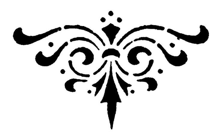 Орнамент трафарет