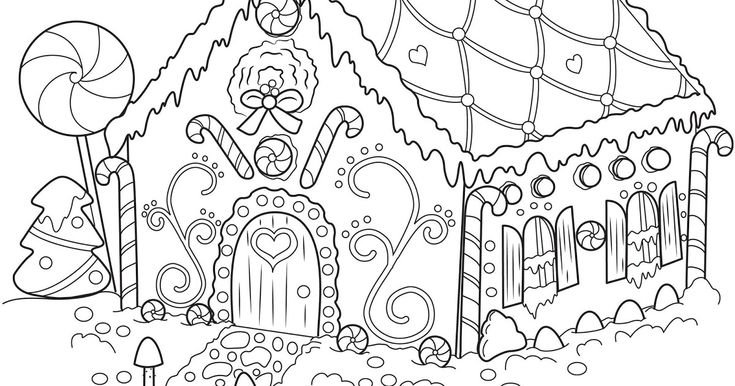 Домик для раскрашивания