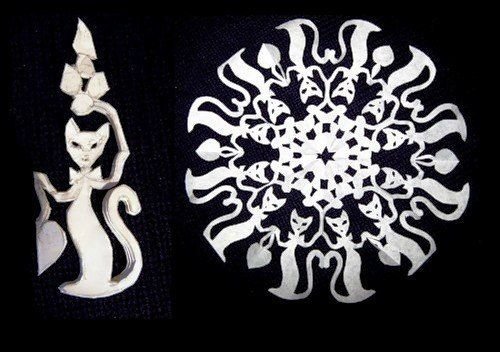 Шаблоны необычных снежинок