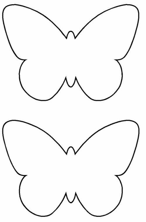 Шаблон бабочки