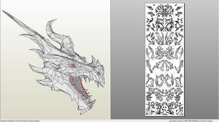 Пепакура голова дракона
