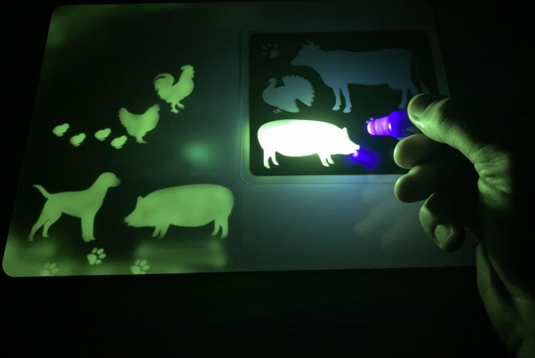 Трафареты для светового планшета