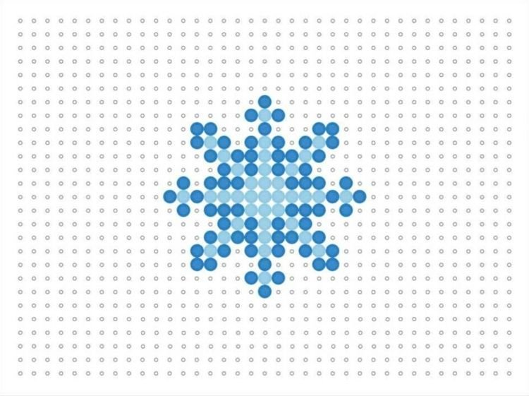 Схемы для термомозаики новогодние