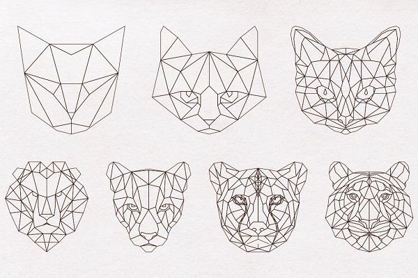 Геометрические животные