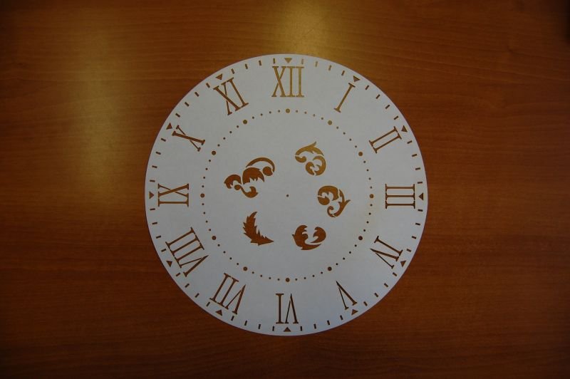 Часы на окно