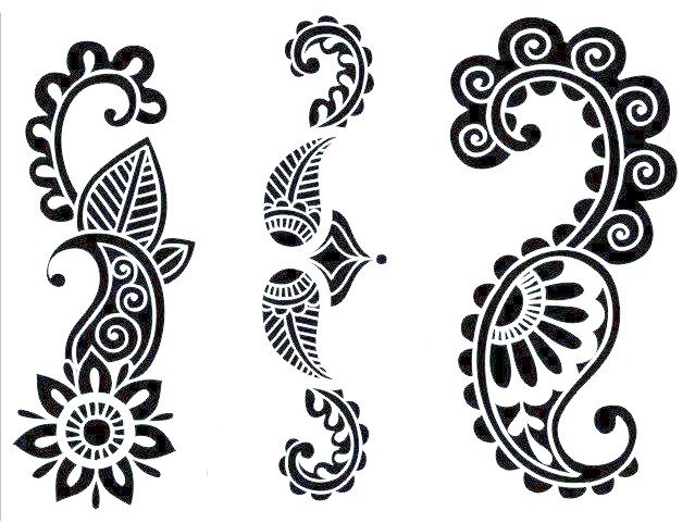 Мехенди узоры