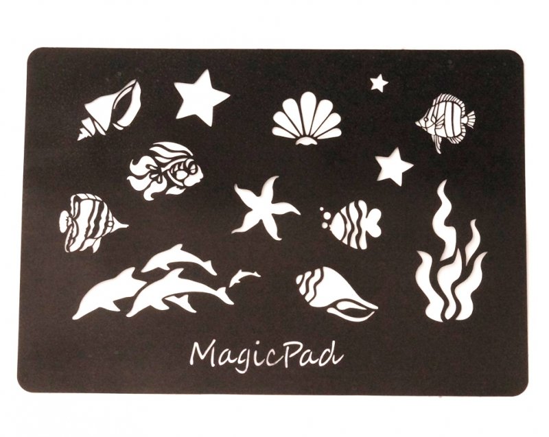 Рисуй светом трафарет