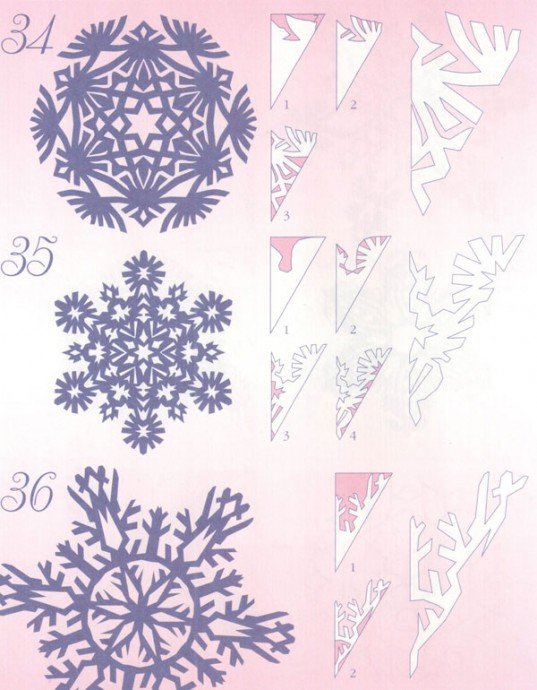 Вырезать снежинки из бумаги красивые