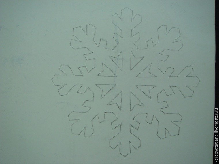 Снежинки из изолона трафарет