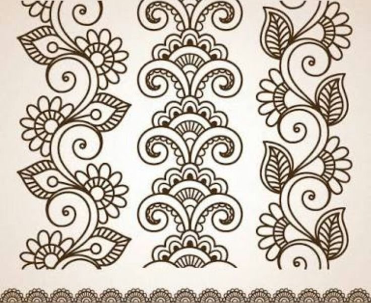 Векторные узоры и орнаменты