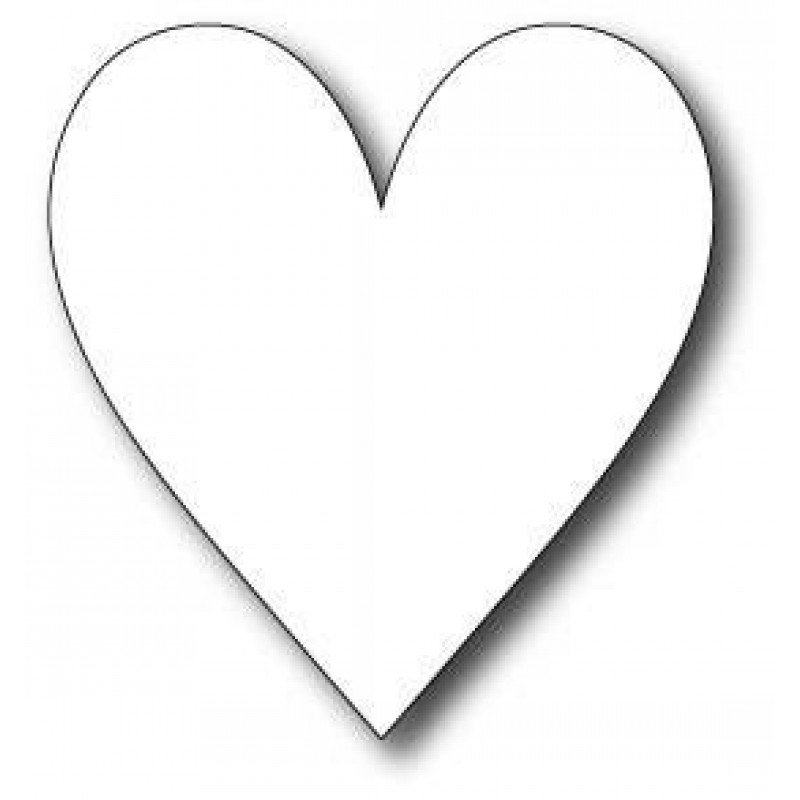 Сердечко вытянутое