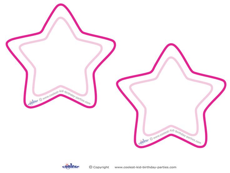 Звездочка шаблон