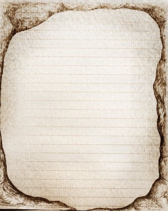 Красивый лист бумаги