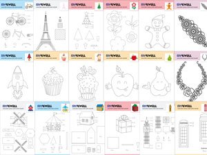 Трафареты для 3д ручки объемные