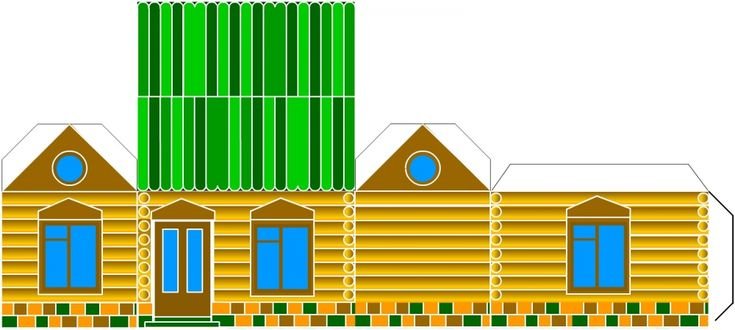 Как сделать домик из бумаги своими руками, идеи, раскладки
