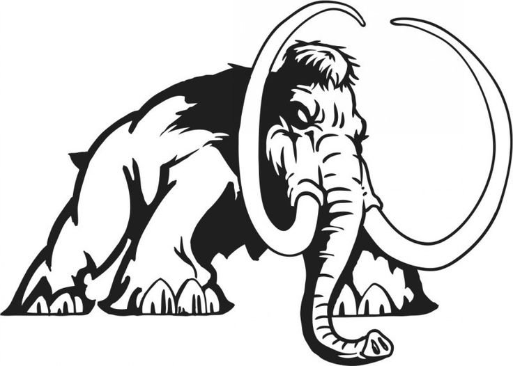 Мамонт рисунок