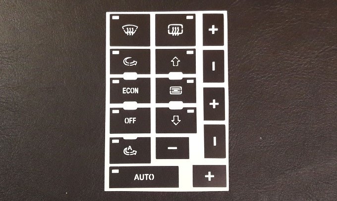 Трафареты кнопок Ауди а6 с5