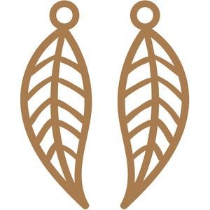 Трафареты серьги