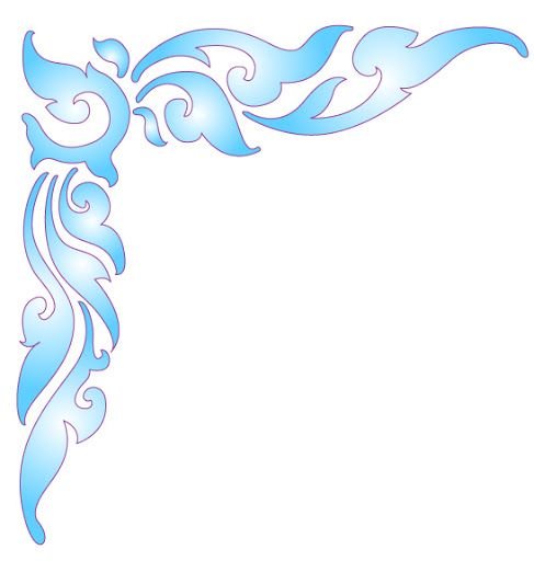 Узор уголок