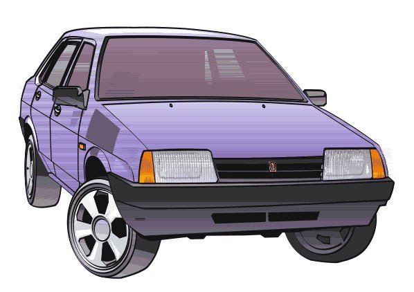 ВАЗ 21099 рисунок