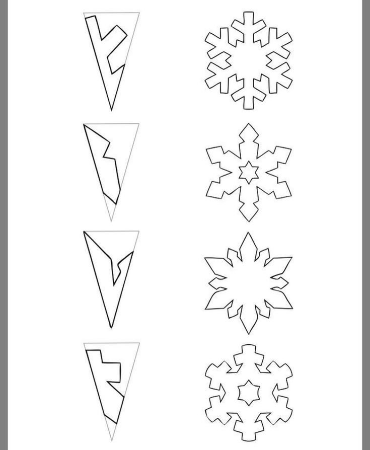 Снежинки для вырезания: 40 лучших трафаретов и шаблонов — finanskredits.ru