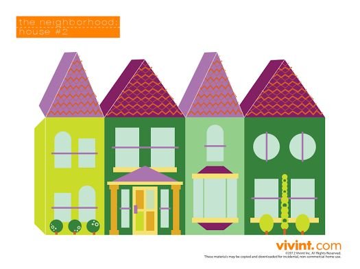 Домик для вырезания