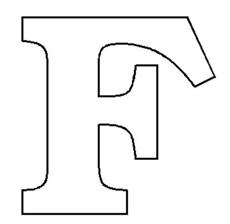 Трафаретные буквы английские