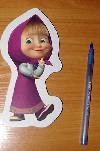 Маша и медведь трафарет для пряников