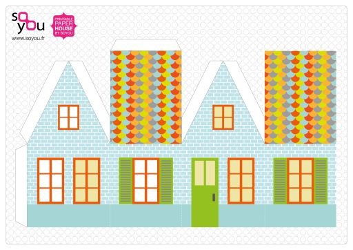 Объемный домик