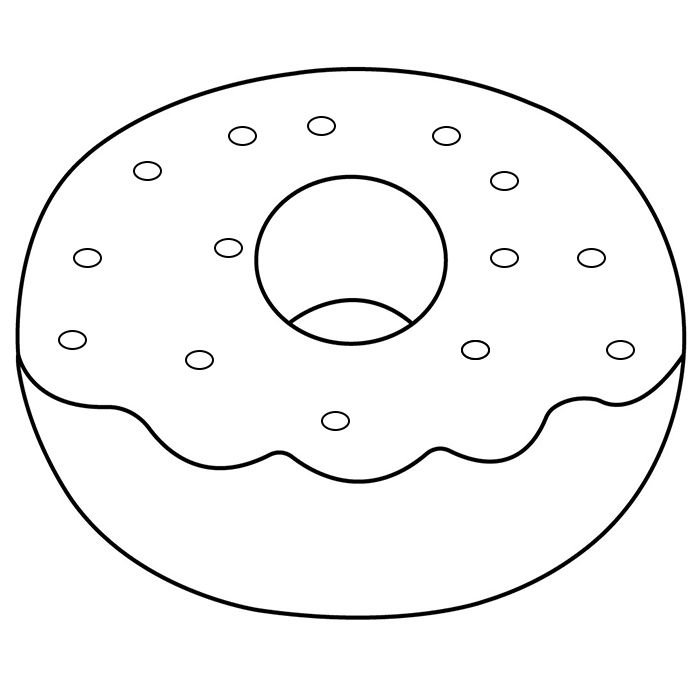 Распечатки пончики