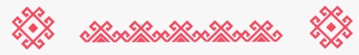 Линейный Марийский национальный орнамент